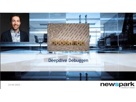 DeepDive 24 april: Debuggen - schrijf je nu in!
