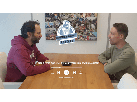 Newspark Test Express Podcast 2: Wat doe je als tester zodra je een bevinding hebt?