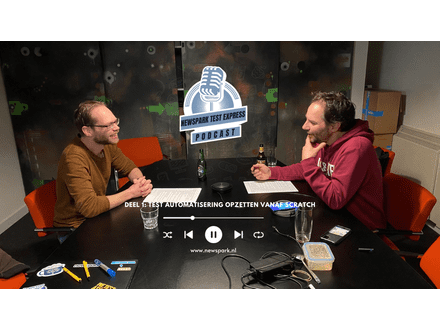 Newspark Test Express Podcast 1: Test Automatisering opzetten vanaf scratch